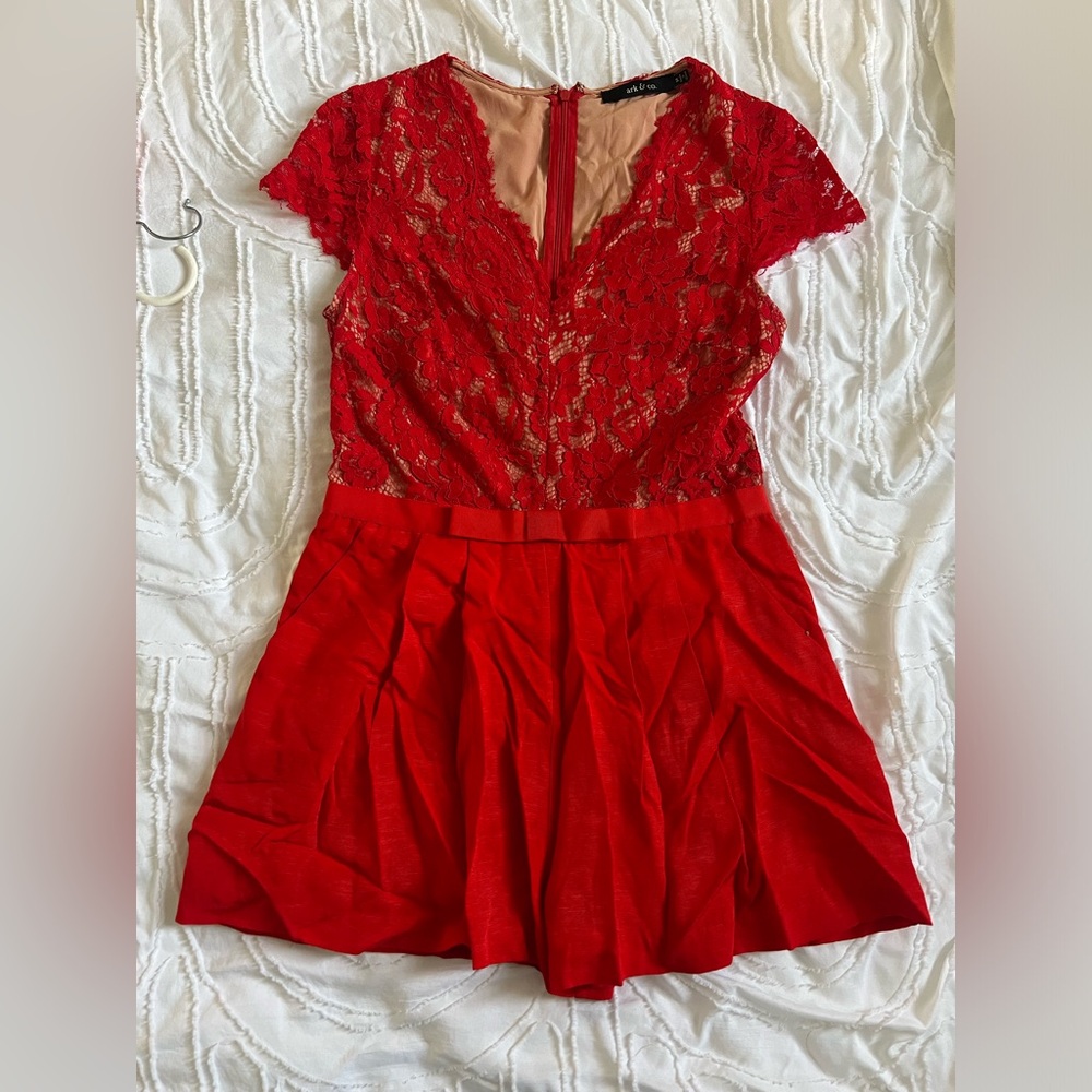 Beautiful red romper
